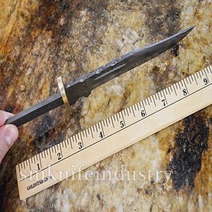 Mano Forjado de acero de Damasco cuchillo hermoso hoja en blanco con latón guardia por sm cuchillo de la industria (smk1997) - Product Image 4