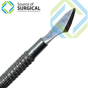 Empujador de Cutículas Profesional con Cabezas de Acero Inoxidable Duraderas, Apertura de Mandíbula Ancha, Punta de Cuchilla Afilada, Cuchilla Recta para Dedos - Product Image 2