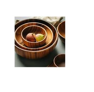 Wholesale Modern Design <b>Wooden</b> Extra <b>Large</b> Dough <b>Bowl</b> with High End Polished for Decoration for Handmade Polished - Product Image 3