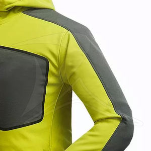 Meilleure vente Veste d'hiver grande taille pour hommes Capuche en cuir chaude et imperméable à coquille souple mince Design imprimé décontracté Laine lavée - Product Image 4