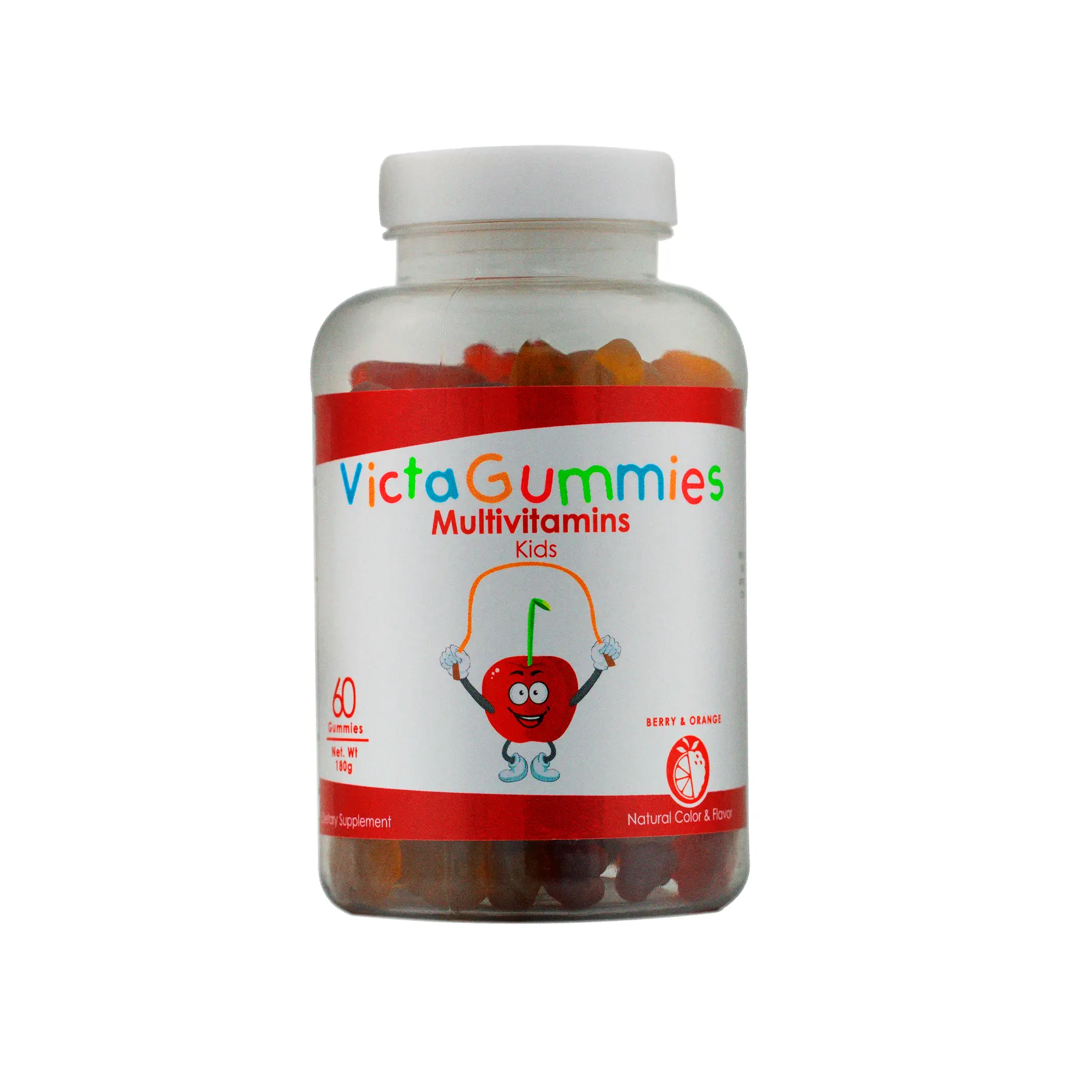Victagummies multivitamins 60 gomas por garrafa-suplemento alimentar para crianças com uma mistura de vitaminas a, c, d, e vitamina b
