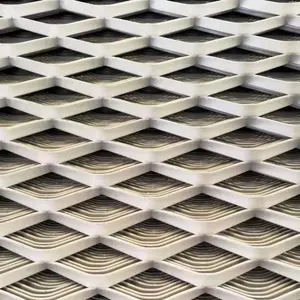 High security aluminium expanded mesh/ diamond hole expanded metal mesh