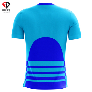 Maillot de football d'entraînement respirant et léger 100 % polyester personnalisable par sublimation pour hommes - Product Image 2