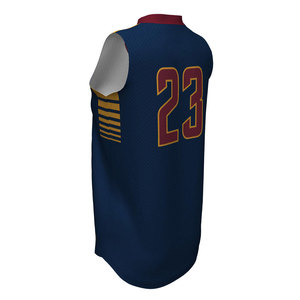 Ensemble de maillots de basket-ball imprimés Hip Hop OEM pour hommes, vêtements de sport d'extérieur, vêtements de gym, ensembles pour hommes, uniforme de basket-ball de haute qualité à séchage rapide - Product Image 2