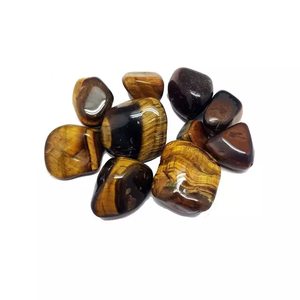 Piedras de ojo de tigre natural, venta al por mayor, piedras preciosas de cristal curativas naturales, piedras caídas de ojo de tigre para Decoración - Product Image 2