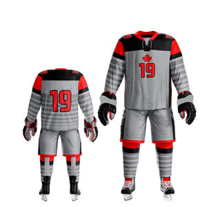 Tenue de Hockey sur glace en maillot, uniforme respirant et par Sublimation, nouveau modèle d'équipe, - Product Image 3
