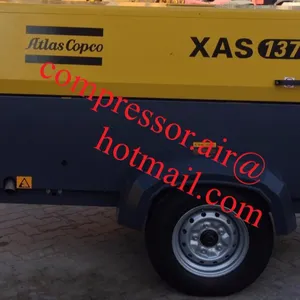 Atlas Copco XAS137 Portable Diesel Air Compressor untuk Pertambangan
