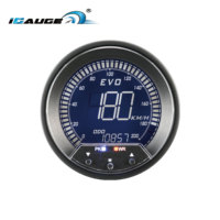 Velocímetro y Odómetro GPS Digital Universal de 85mm con Pantalla LCD de 4 Colores para Coche y Automóvil
