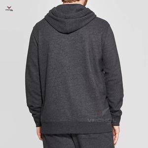 Sudadera con capucha inteligente con patrón sólido bordado personalizado tejido con características antiarrugas antiretráctiles Sostenibilidad de talla grande - Product Image 4
