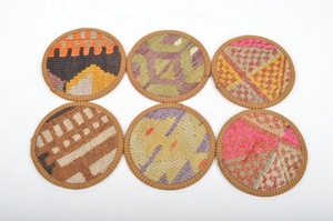 Exotic Hand Woven Embroidery <b>Table</b> <b>Coaster</b> - Product Image 2