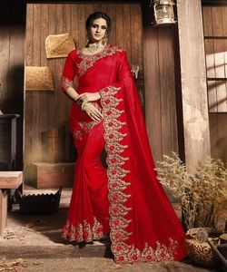 Banarasi Soie Jacquard Saree avec Chemisier Femmes Porter Dames Fête Festival Usage Quotidien Doux Coton Soie Sari En Gros Bas Prix Alphanumero - Product Image 5