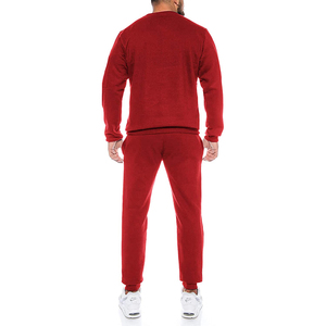 Conçu sur mesure Survêtement d'entraînement de jogging à manches longues en polyester de haute qualité avec chemise pantalon de survêtement pour les entraînements d'hiver pour hommes - Product Image 4