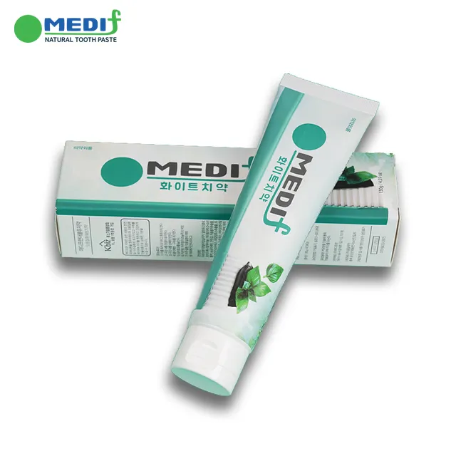 Dentifricio sbiancante per ingredienti di gomma sensibili dalla natura prodotti per la cura dentale di alta qualità realizzati in corea