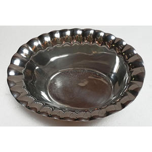 Cuenco DE SERVICIO DE Metal plateado personalizado 2025 para el hogar, vajilla decorativa de cocina, cuenco de fruta seca, cuenco de madera hecho a mano - Product Image 3