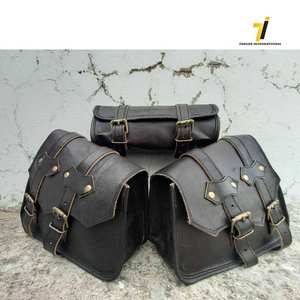 กระเป๋าพาดเบาะมอเตอร์ไซค์,กระเป๋าหนังสีดำ3ใบ - Product Image 6