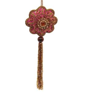 Adorno de árbol de Navidad étnico hecho a mano, accesorio de cuentas para uso en interiores, estilo Artificial para venta al por mayor - Product Image 4