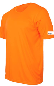 Camiseta de secado doble para hombre, camisetas de manga corta negra con cierre, 100% poliéster - Product Image 6