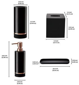 Ensemble d'accessoires de bain en laque de luxe moderne Utilisation bon marché pour la maison et l'hôtel Nouveaux produits en gros - Product Image 4