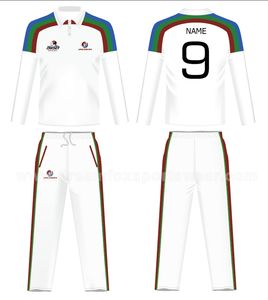 Sport rosso e nero cricket jersey di sublimazione jersey cricket jersey della squadra di shopping on-line nuova zelanda cricket top pantaloni - Product Image 5