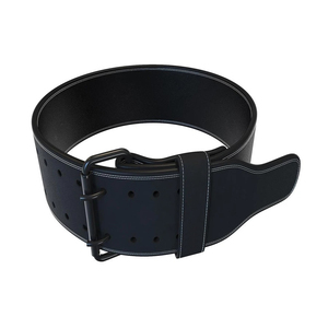 Cinturones de elevación de potencia hechos a medida, correa de cuero para fitness, doble punta, levantamiento de pesas, entrenamiento, gimnasio, soporte de espalda, entrenamiento, cuero - Product Image 2