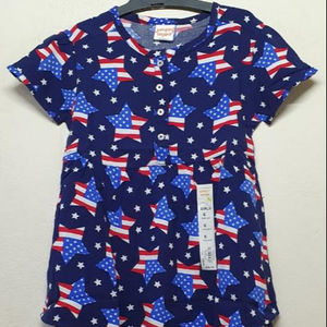 Blusas de Algodón Casuales con Estampados Florales de Manga Corta para Adolescentes, Excedentes de Ropa de Marca de la Marca Overstock Apparels - Product Image 1