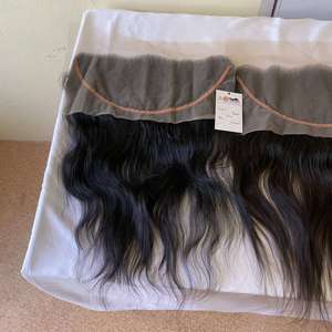 6x6 5x5 cheveux indiens vierges bruts fermeture de dentelle hd, frontaux de dentelle hd transparents 13x6, fermeture frontale de dentelle hd mince suisse 13x4 13x6 - Product Image 1