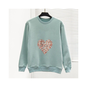 Sweat-shirt à capuche surdimensionné en coton de qualité supérieure, style streetwear, manches longues, couleur pastel, col rond, pour femme, service OEM - Product Image 1