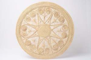 Dessous de verre de tasse à thé en rotin de bambou de couleur marron de conception standard - Product Image 5