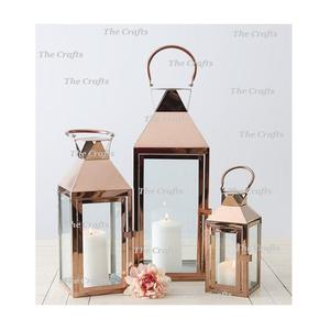 Glass And Metal Silver Color Hanging <b>Lantern</b> <b>Set</b> Of Three Different Sizes <b>Lantern</b> For Home Decor Accessories - Product Image 3
