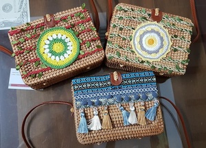 Bolsa de ratán con Concha (0084587176063 WS Ms.Sandy) - Product Image 2