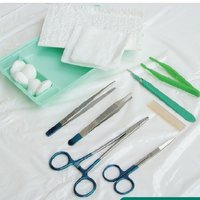 Pinces à cheveux jetables en coton, outil de perçage pour le corps, 120 pièces