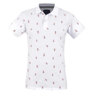 Vente en gros de polos 100% coton pour hommes à manches longues, anti-rides, style décontracté, chemises tricotées unies et teintées - Product Image 1