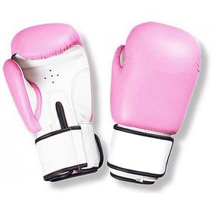 Gants de boxer en cuir argenté, gantelets de sport, pour la boxe, des gants d'entraînement scintillants pour des sacs à poinçonner - Product Image 1