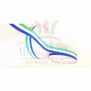 Ruban de médaille en gros-grain personnalisé imprimé double face, lavable, taille et couleur sur mesure pour uniformes - Product Image 2