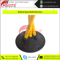 Sahni Sports Profesyonel Futbol Çeviklik Antrenman Direği Kauçuk Tabanlı Sahni Sports Futbol Çeviklik Slalom Direği