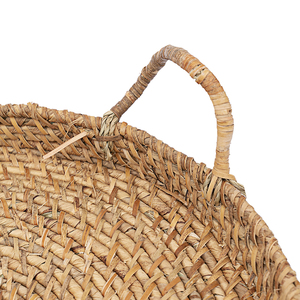 En gros Tissé Ronde Herbiers Plateau de service Panier Plateau Pour Le Stockage Décoration Murale - Product Image 5