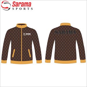 Vente en gros de vêtements d'extérieur de qualité supérieure Veste coupe-vent décontractée avec logo Coupe-vent en polyester pour hommes avec impression - Product Image 2