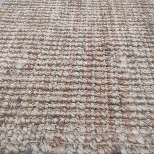 Alfombra Tejida a Mano de Yute, Lisa, Lavable, Reversible, Antideslizante, para Interiores, para Camping, Sala de Estar, Hotel y Pasillo - Product Image 2