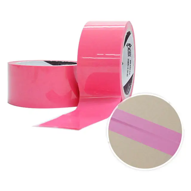 Made in korea Korean product tape packing Opp Tape Pink / Box Sealing Packing Tape opp packing