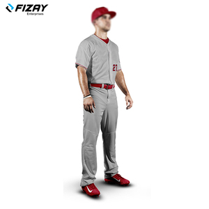 FIZAY ENTERPRISES Fully <b>Customized</b> Men's Baseball & <b>Softball</b> Sportswear Breathable Sublimated <b>Uniforms</b> with Unique Design - Product Image 5