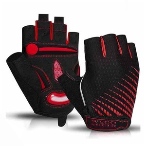 Guantes de carreras de bicicleta unisex de medio dedo, equipo de ciclismo de dedo corto transpirable de buena calidad para deportes de bicicleta MTB al aire libre - Product Image 6