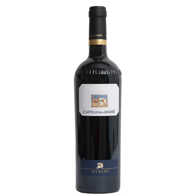 TOP QUALITY Italian Red Wine MERLOT Umbria IGP 2006 750 ml drink table Wine 14% Vol. CASTELLO DELLE REGINE