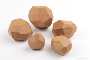 Ahşap renkli taşlar yapı taşı istifleme oyunu oyuncak blokları - Product Image 2