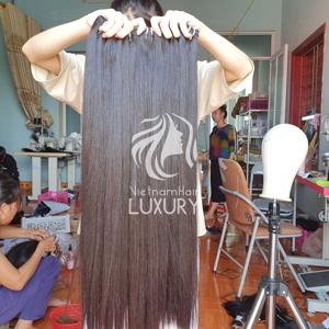 Cabello Remy vietnamita 100% Cabello humano recto sedoso real para mujeres La mejor calidad - Product Image 1