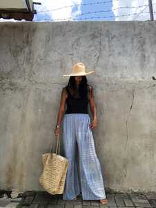 Boho กางเกงโยคะทันสมัยสำหรับผู้หญิง,กางเกงผ้าร่มแบบแฮนด์เมดสำหรับผู้หญิงกางเกงเดินชายหาด - Product Image 3