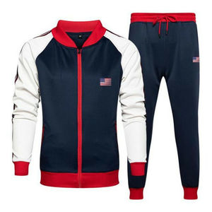 Nuovo design Hip Hop Pantaloni Giacca Sportiva <span class=keywords><strong>Tuta</strong></span> 2 Pezzi <span class=keywords><strong>Tuta</strong></span>/<span class=keywords><strong>Set</strong></span> <span class=keywords><strong>Felpa</strong></span> - Product Image 1