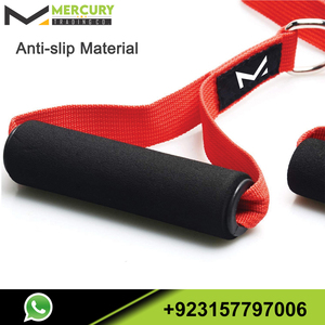 Ensemble de bandes de résistance de gymnastique super fortes Noyaux en ABS solides Poignée gaufrée TPR Anneaux toriques soudés de calibre lourd Sangle d'entraînement Matériau en nylon - Product Image 4