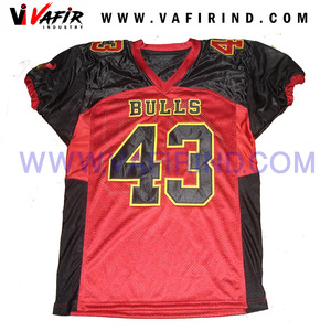Jersey de Entrenamiento de Fútbol Americano Personalizado Sublimado Hecho en Pakistán para Adultos con Opción de Talla Grande, Uniforme Transpirable de Secado Rápido - Product Image 6