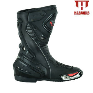 Bottes de course en cuir pour moto OEM, respirantes, coupe-vent, imperméables, ignifuges, grande taille, vêtements de sport unisexe, logo personnalisé - Product Image 5