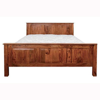 Meubles de chambre à coucher modernes de taille king, cadre de lit en bois massif durable, lit gonflable pliable, lit souple élégant, hôtels, appartements, usage domestique